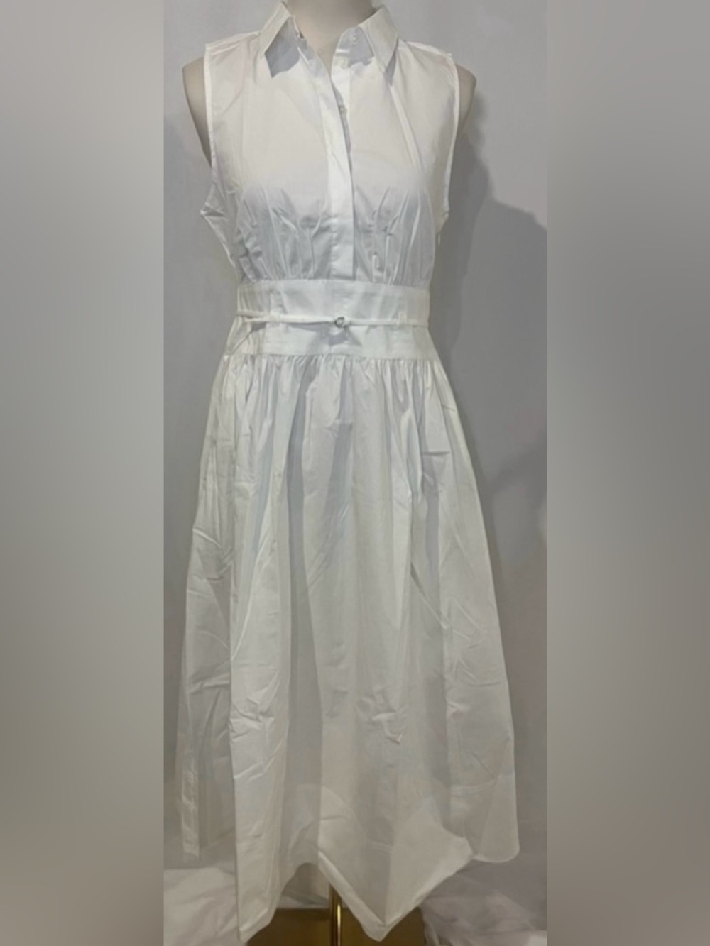 J.Crew Fitted-waist shirtdress in cotton poplin - Picture 5 of 8